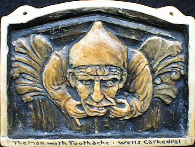 Print - The Man with Toothache Wells
